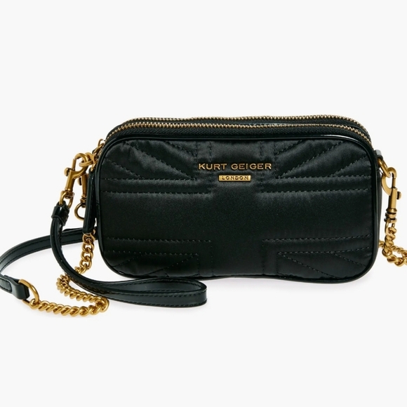 Union Jack Recycled Camera Crossbody Bag - Picture 2 of 8